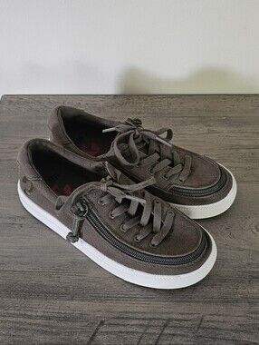Billy Footwear Canvas Sneakers Olive Green Kids Size 2